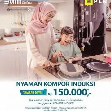 PROMO VOUCHER TAMBAH DAYA PLN Plus Kompor Induksi BR273