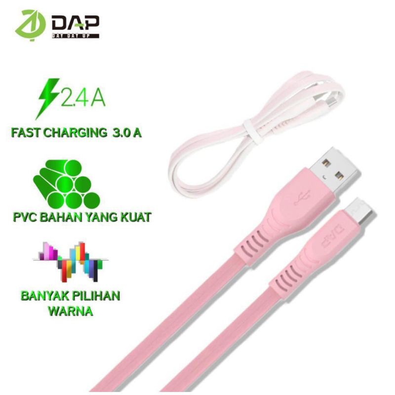 Dap kabel data Micro USB Android 100Cm Fast Charging