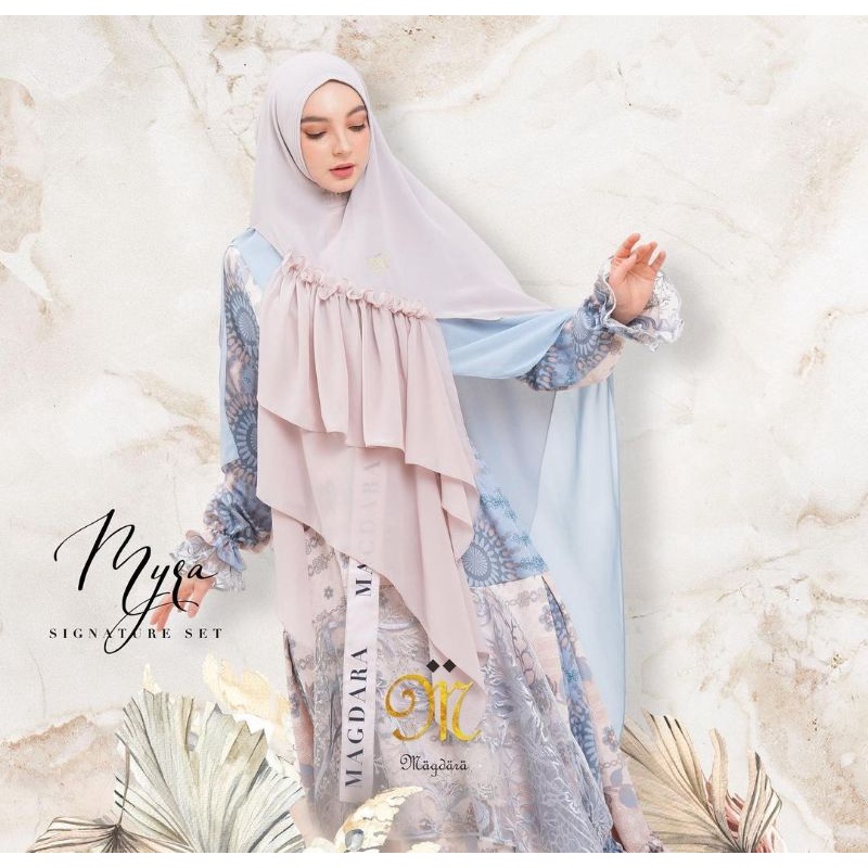 MAGDARA original KHIMAR SYARI signature premium | KHIMAR UNIK KHIMAR CANTIK ORIGINAL