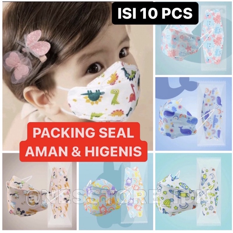 MASKER KF94 BAYI DAN ANAK ISI 10 PCS