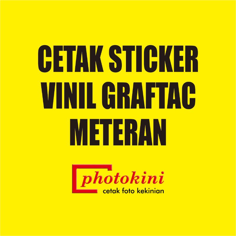 

Cetak Sticker Vinil Graftac Meteran