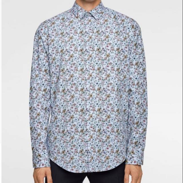 Kemeja Zara Motif Original Branded Pria