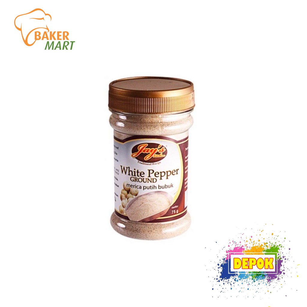 

Jay's White Pepper Ground 75Gr