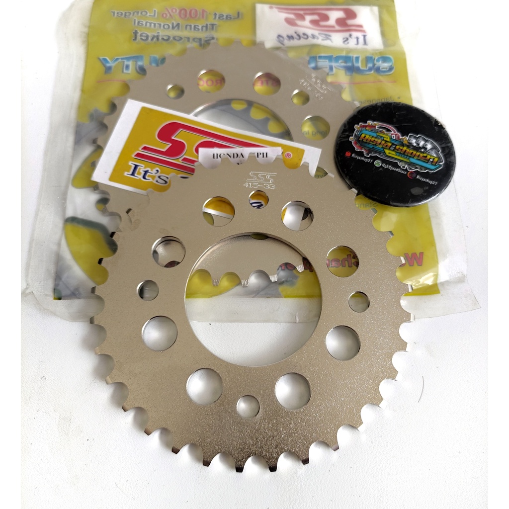 Gear gir belakang SSS 415 Tiger Gl Megapro Supra125 karisma Supra 30 31 32 33 34 35 36 37 38 39 40 T