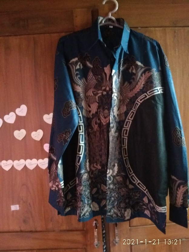 Kemeja Batik Pria Lengan Panjang Hrb026 Bswart Kemeja Pejabat Negara Sipil