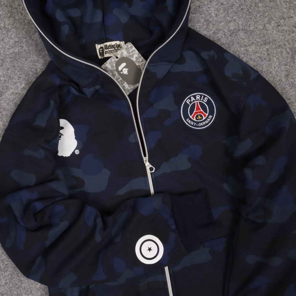 JAKET SWEATER HOODIE FULL ZIP BP PSG UNISEX GOOD QUALITY