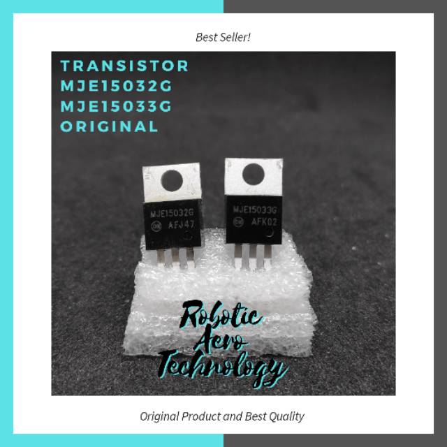 TRANSISTOR MJE15032 MJE15033 TR MJE 15032 MJE 15033 SET ORIGINAL