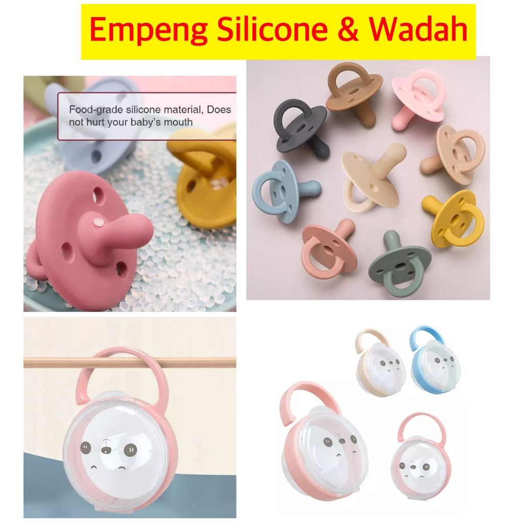 Empeng Kumis / Dot Bayi / Baby Pacifier Model Kumis, Empeng Lucu kumis gigi bibir sexy baby pacifier-Wadah empeng premium
