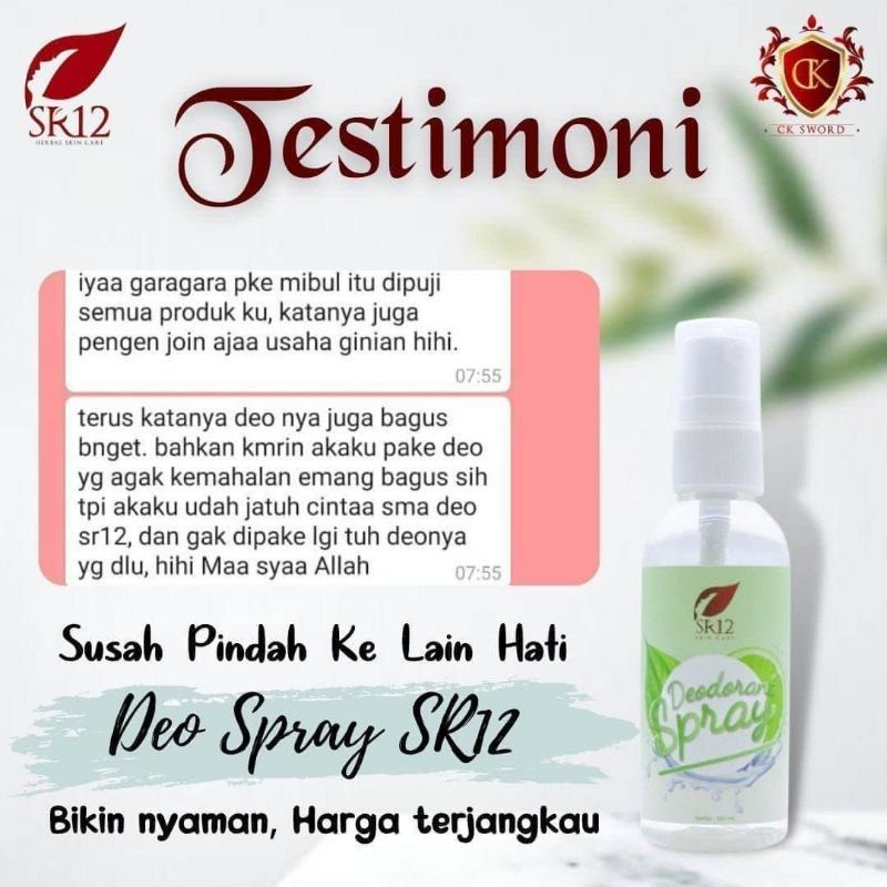 SR12 Luwu Timur Deodorant Spray