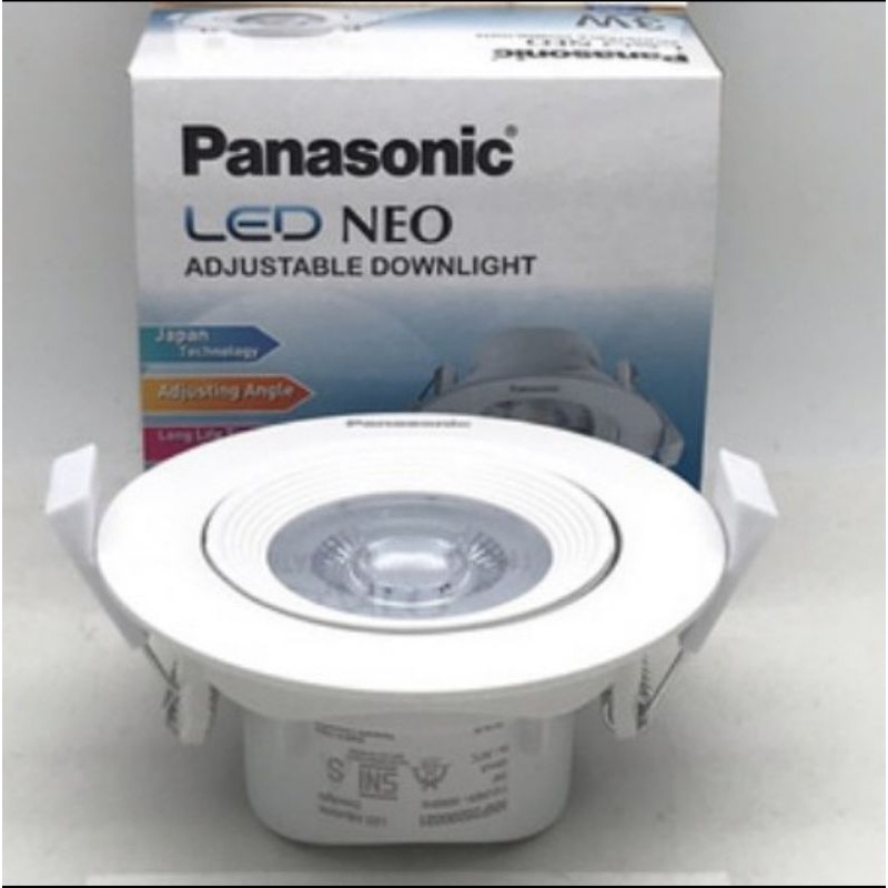 downlight led panel panasonic cob 3w 3watt NNP20200031