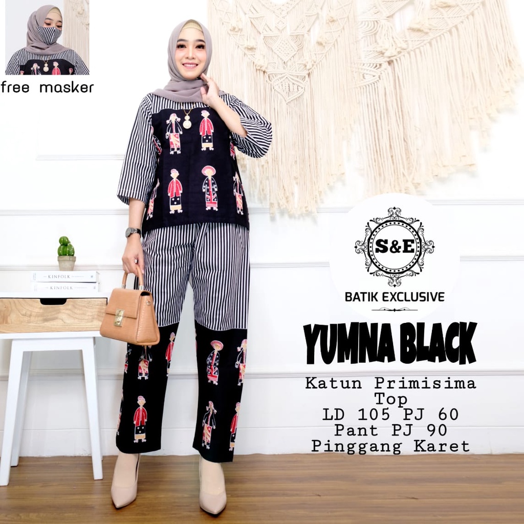 SETELAN MBOK JAMU GENDONG SETELAN BATIK KARAKTER YUMNA SET