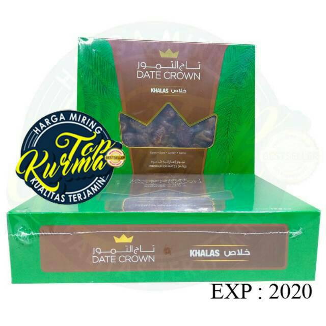 

Kurma Date Crown Khalas 1 Kg Oleh-Oleh Haji / Umroh