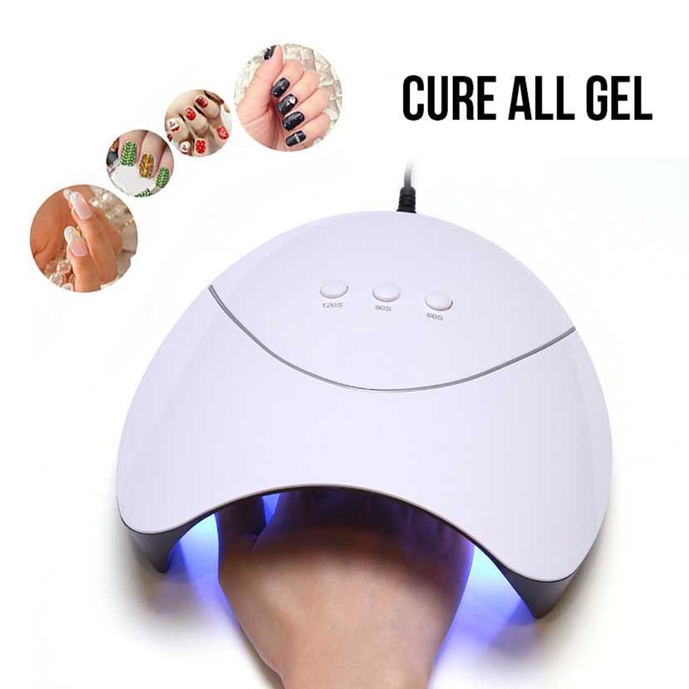 Alat Pengering Kutek 12 LED Timed Dryer Nail Manicure Pedicure