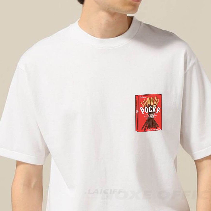 BAJU KAOS ADEM PRIA DAN WANITA GAMBAR POCKY / KAOS DEWASA