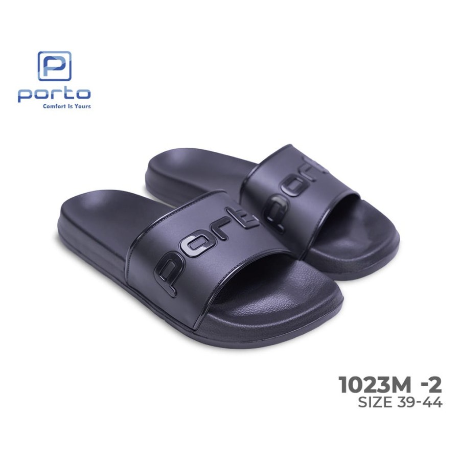 Sandal Slop / Sandal Karet / Sendal Selop Pria Porto 1023 M - 2