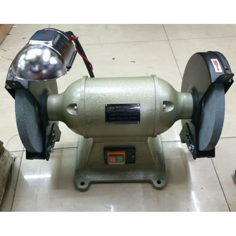 Bench Grinder 250MM OPT  Mesin Gerinda duduk 10 Inch 3 Phase 380 V Mesin gurinda dudk