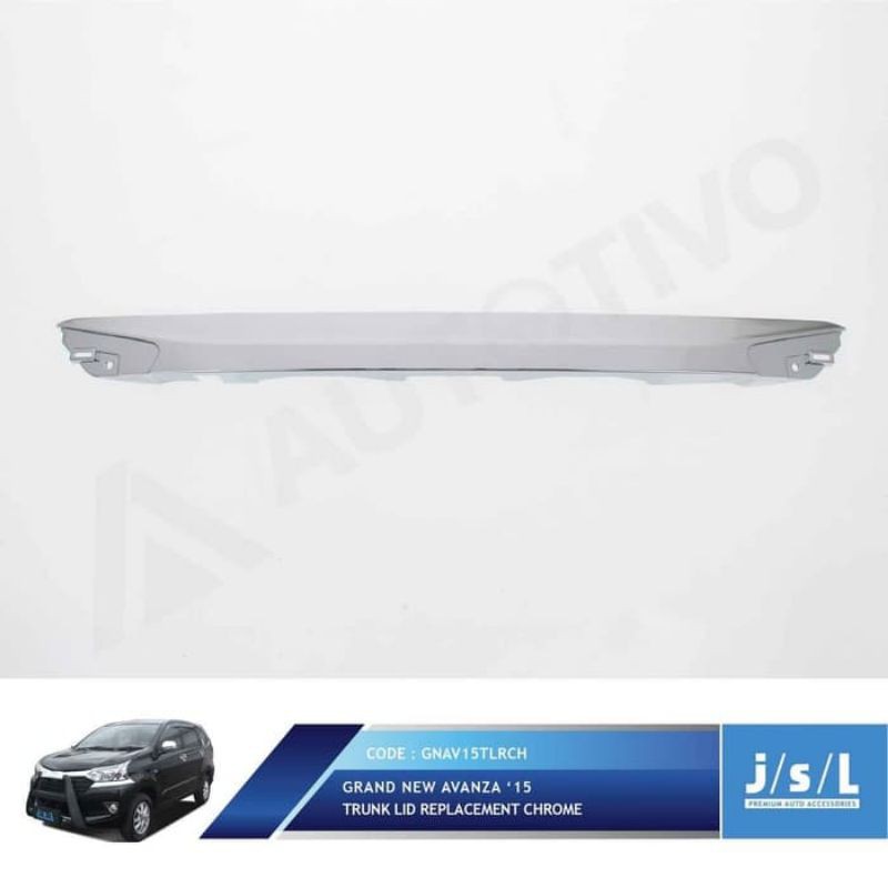 Trunk Lid Grand All New Avanza Model Replacement Chrome