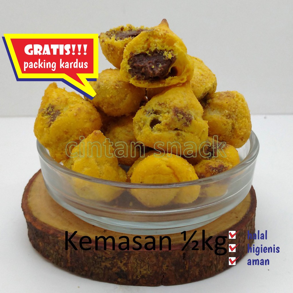 

Kue Soes Cokelat 500gram