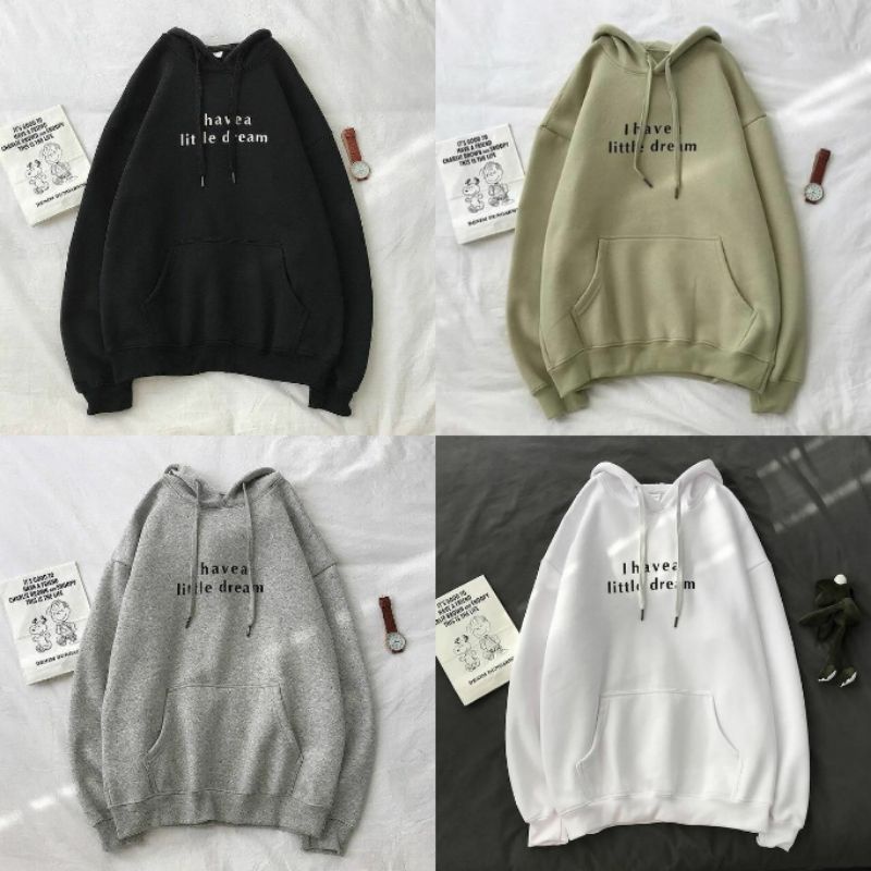 LITTLE DREAM / SWEATER HOODIE JUMPER FLEECE I HAVE