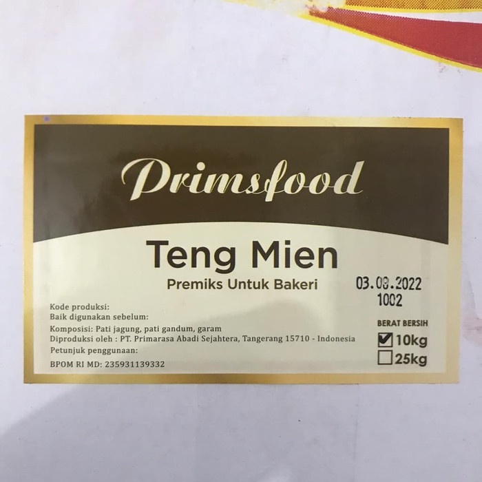 

Tepung TANGMIEN Primsfood tang mien / tengmien / teng mien 1KG repack