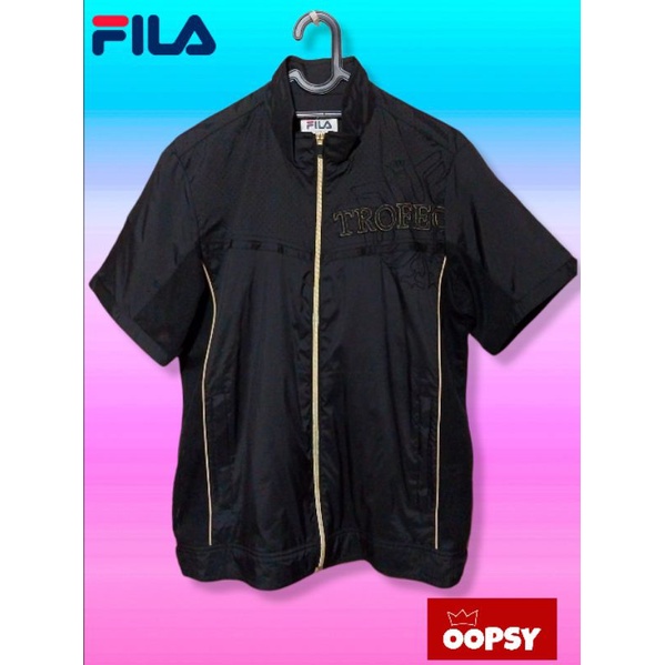 Fila Jaket Fila Jaket Sport Baju Pendek Olahraga Outdoor Running Second Thrift Preloved Original