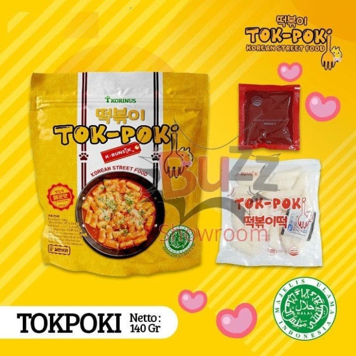 

fs2011bb Toppoki Instant Halal Tteokbokki Kue Beras Topokki K - Bunsik Tokpoki Sv012Ss