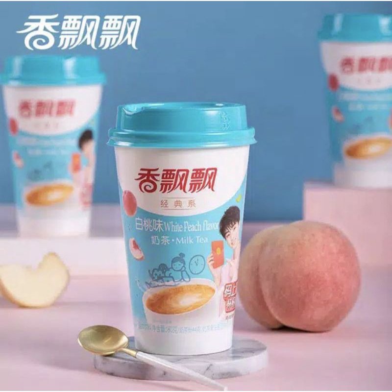 香飘飘奶茶Xiangpiaopiao milktea, milktea instant Tersedia 6 varian rasa