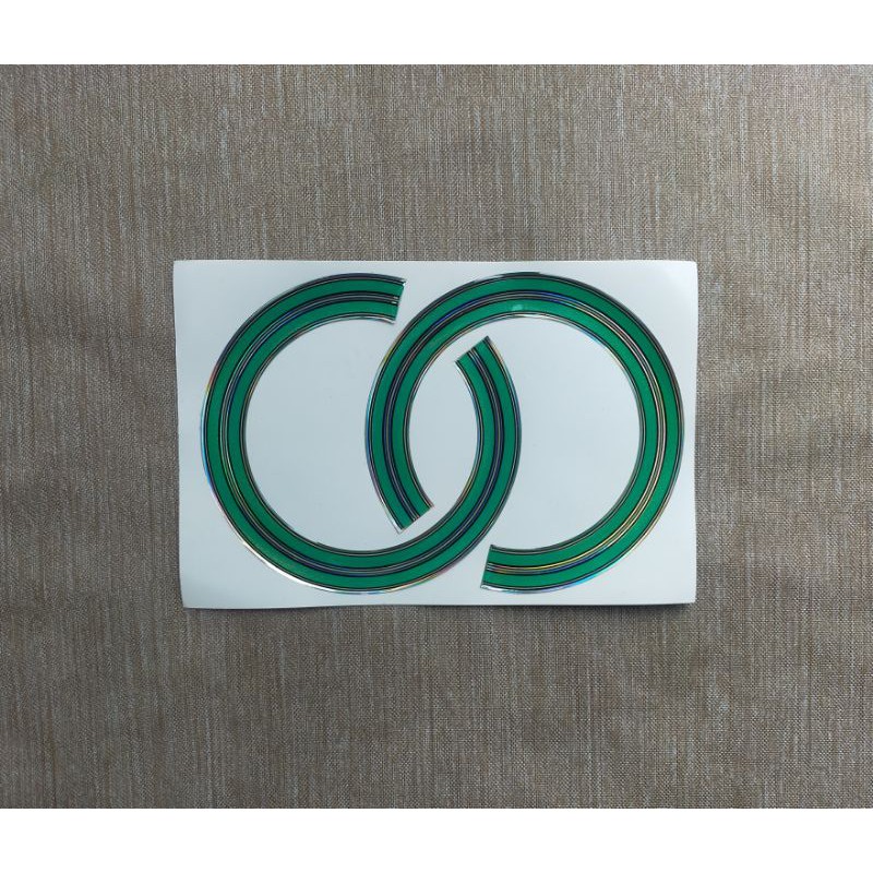 Inlay Decal Sticker Rosette Gitar Akustik Jumbo