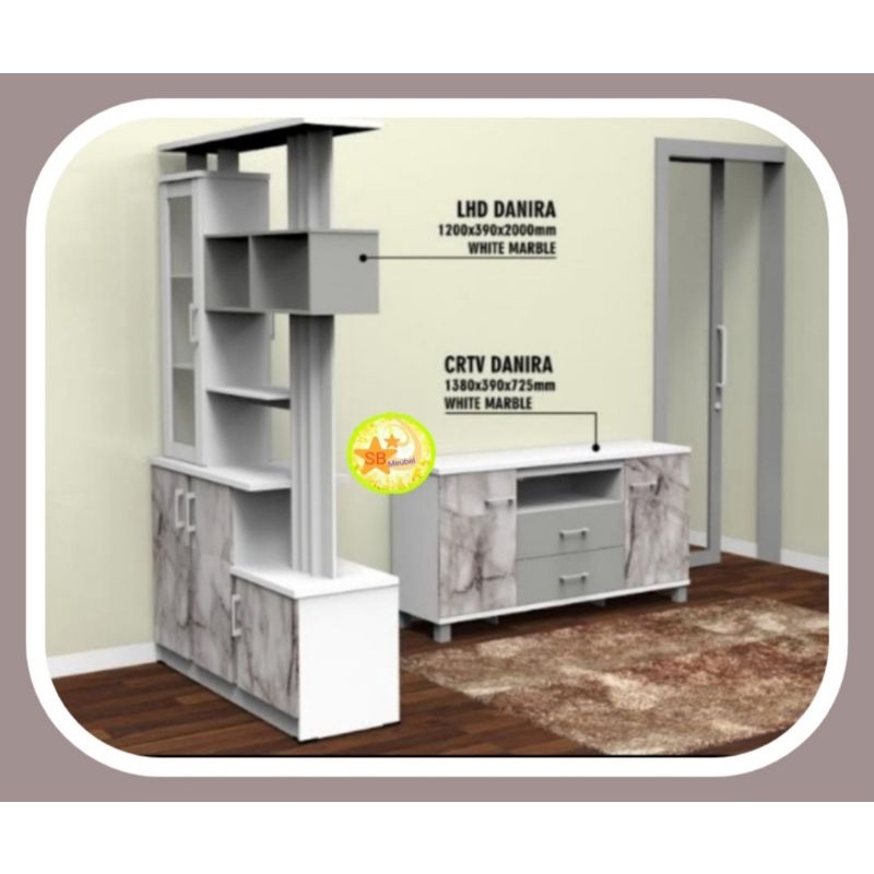 LEMARU SEKAT PAJANGAN/PENYEKAT RUANGAN 2 SISI