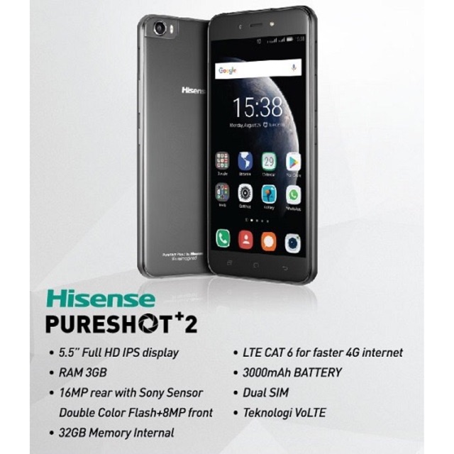 Hisense Pureshot Plus 2 garansi Resmi