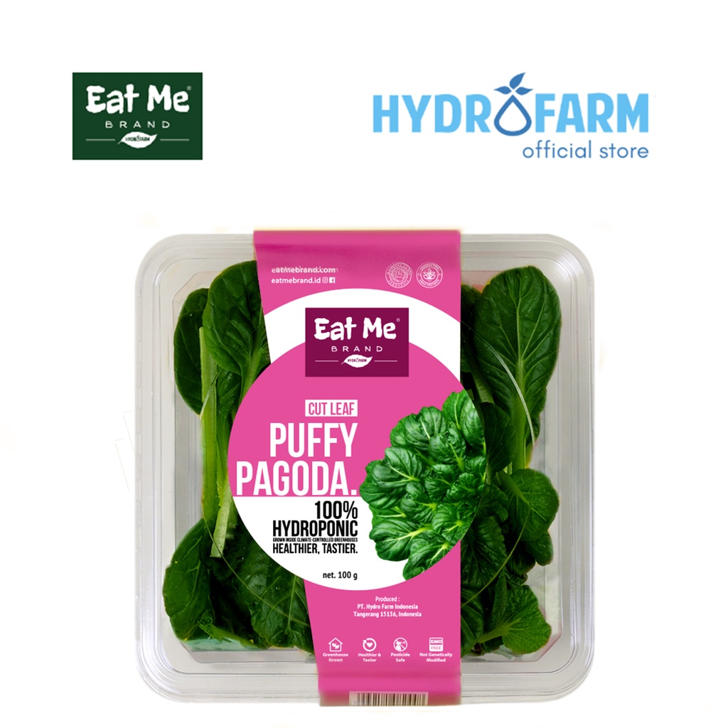 

Eat Me Brand - Cut Leaf Pagoda Tatsoi Potongan (Hidroponik)
