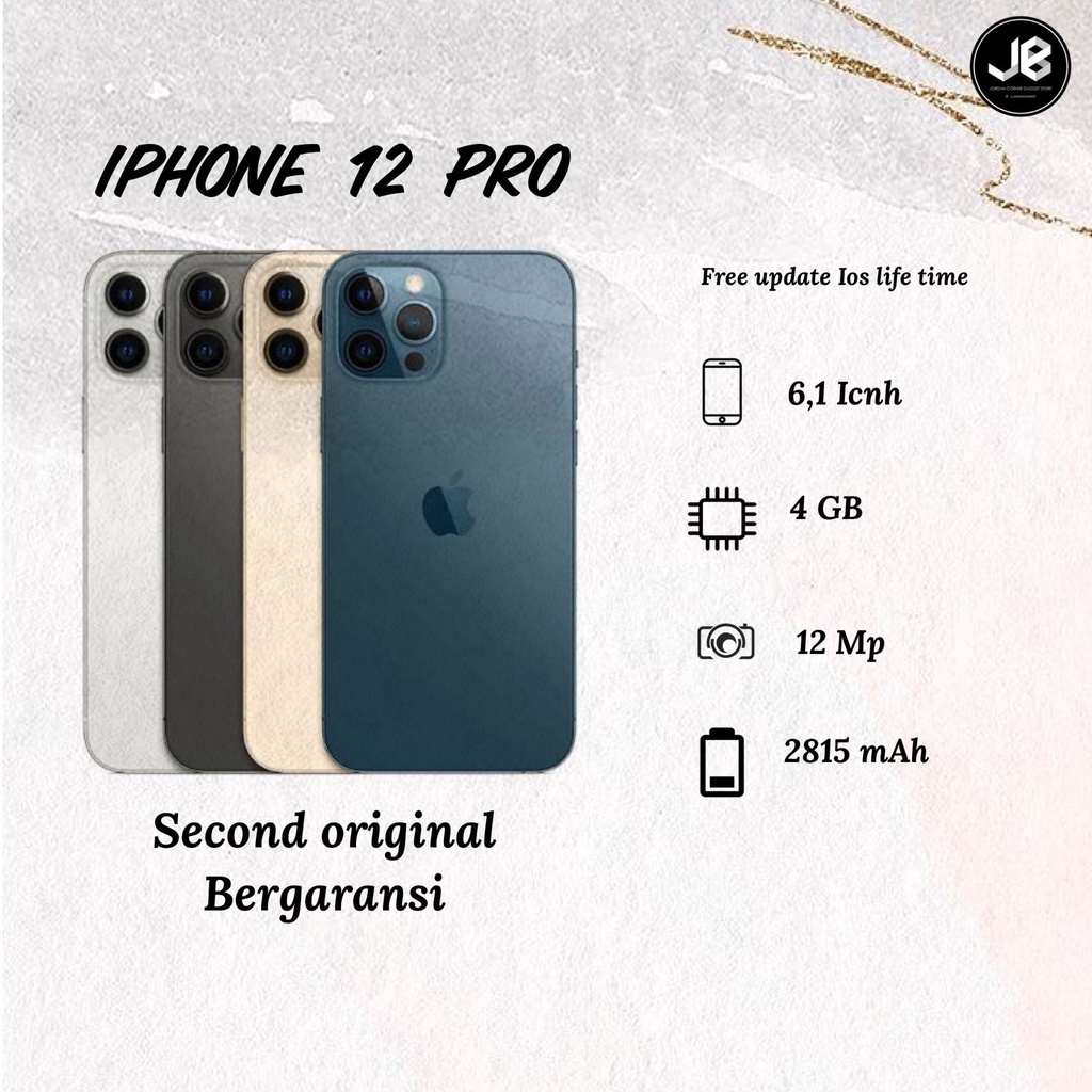 IPHONE 12 PRO 128 GB SECOND ORIGINAL