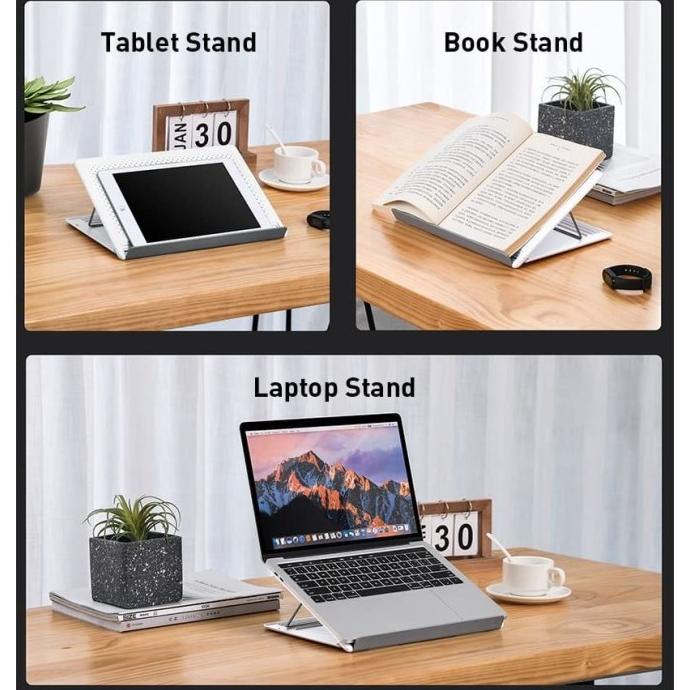 BASEUS ADJUSTABLE LAPTOP STAND FOLDABLE DESKTOP HOLDER FOR NOTE/MACBOK