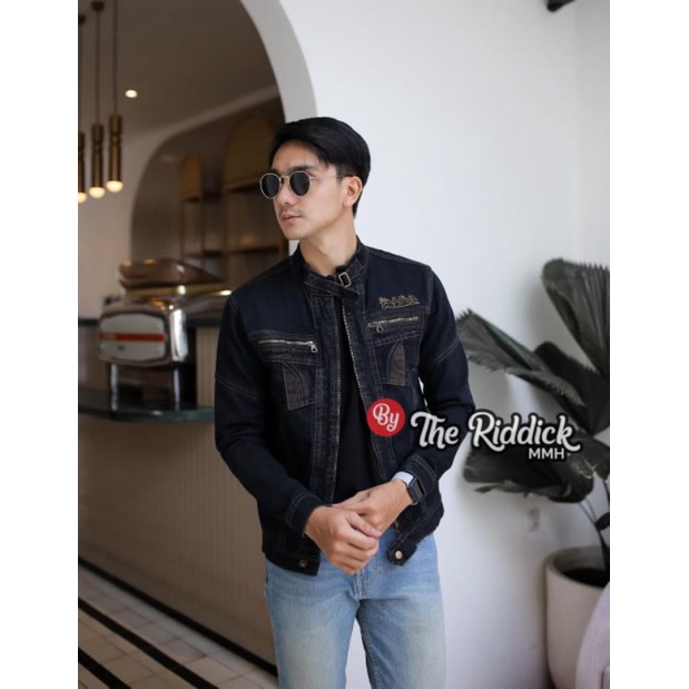 JAKET JEANS BORIEL MOTIF SLETING THE RIDDICK MM TERBARU