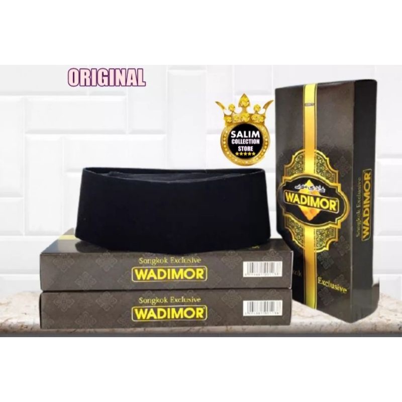 Songkok Wadimor/Peci wadimor/Kopiah wadimor/Songkok hitam ac,full ac, tinggi 8,9,10 no 2 -10