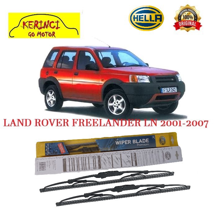 WIPER LAND ROVER FREELANDER LN 2001-2007 HELLA PREMIUM 21&quot; &amp; 21&quot; SET