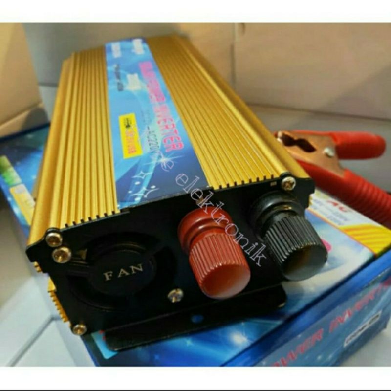 Power Inverter HANAYA 2000 Watt DC 12 V TO AC 220 V USB DC 5.1A