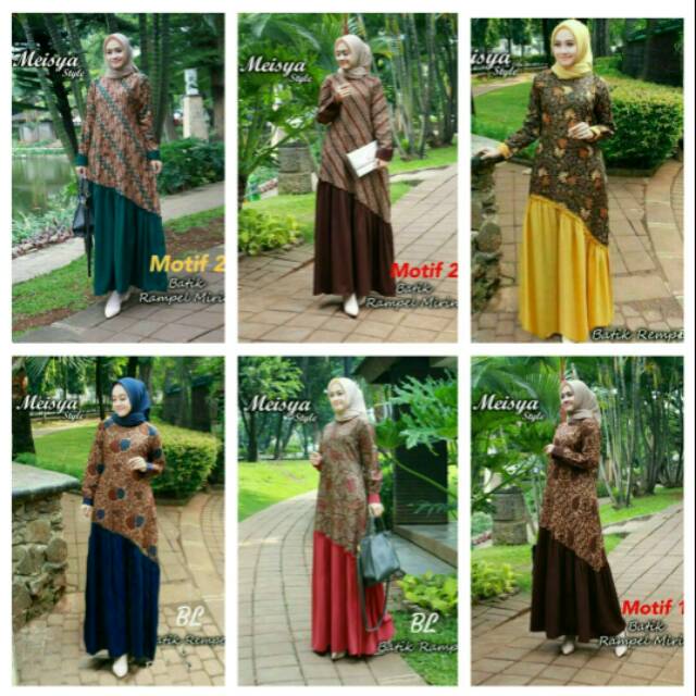 Gamis Batik Meisya Style