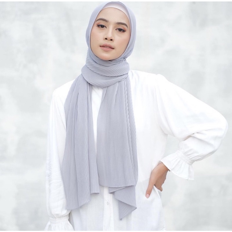 Hijab Pashmina Plisket berlabel DS