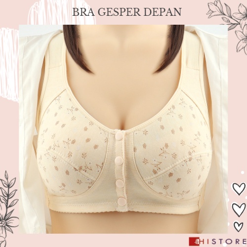 [HI] Bra Seamless Push Up Nirkabel Gesper Depan 2082 Wanita Paruh Baya dan Tua