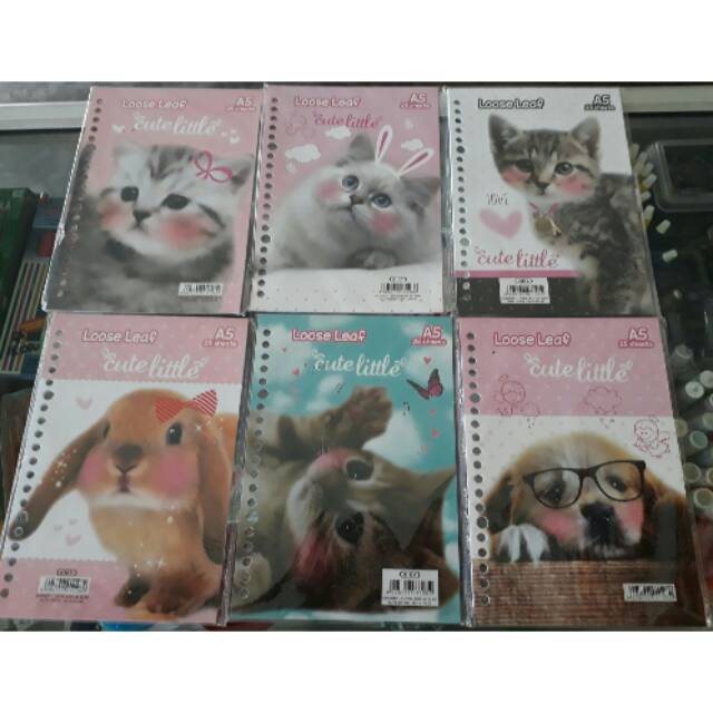 

Isi binder A5 Kyky edisi cute little