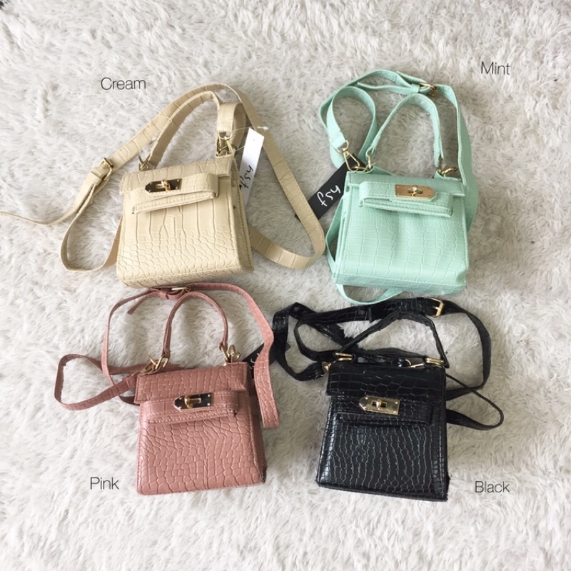 TAS MINI CROCO - Tas Selempang Wanita Fisy