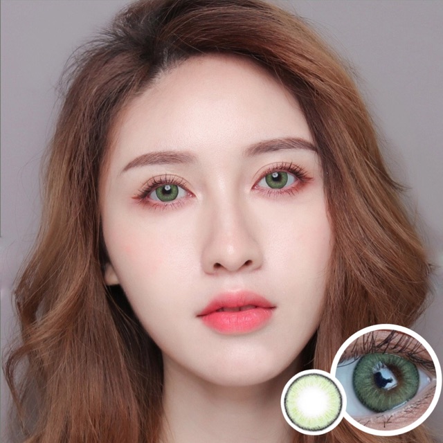 Softlens idol seattle cool gray honey brown marine blue tropical green ori korea