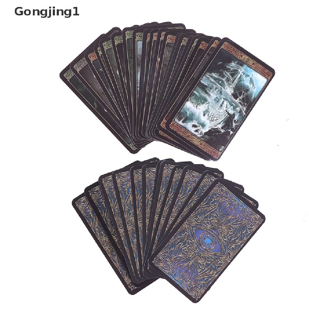 Gongjing1 1 Kotak 78 Kartu Tarot Ghost Untuk Permainan Keluarga