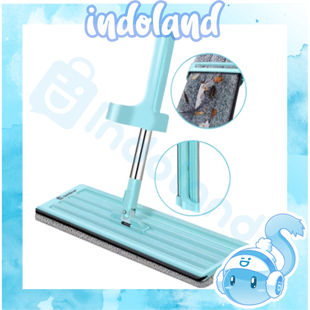 ☀ INDOLAND ☀ Alat Pel Lantai Pel Tarik Ultra Mop Cleanze Standing Mop R833