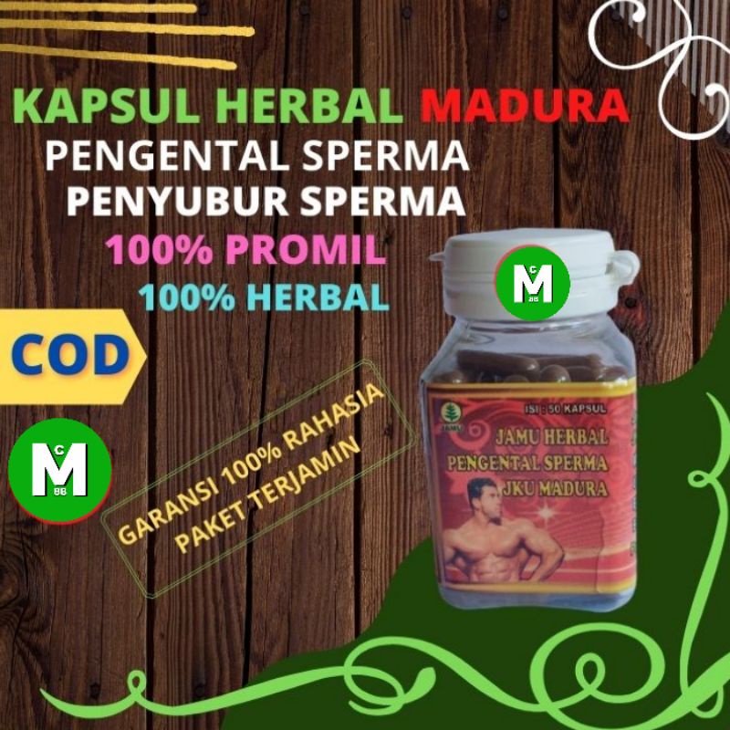 Jamu herbal madura kapsul pengental sperma | penyubur sperma | jamu madura | jamu pria