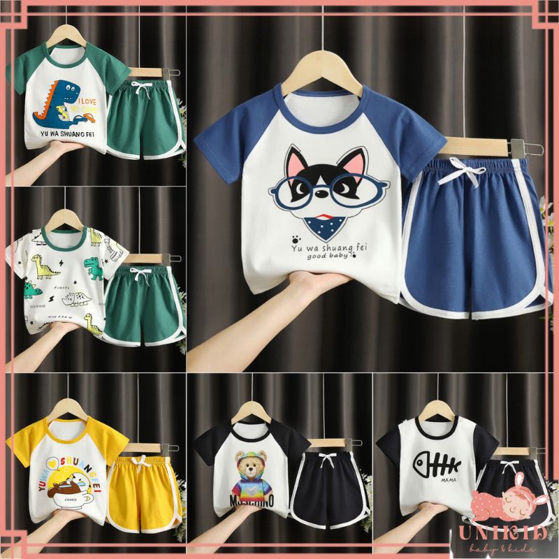 UNIKID Baju Bayi / Baju Anak / Setelan Anak Bayi Lucu Dan Imut 0-4 Tahun