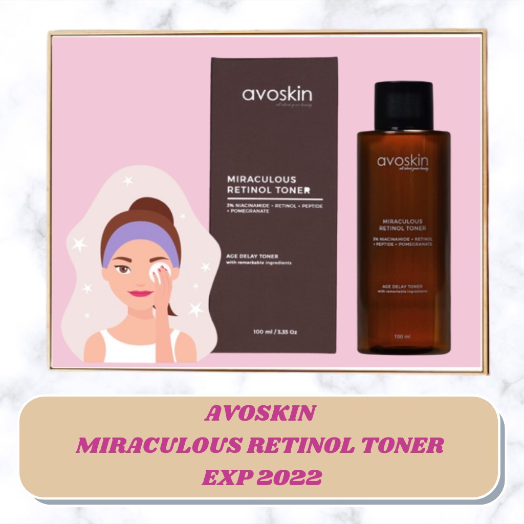 AVOSKIN MIRACULOUS RETINOL TONER EXP 2022