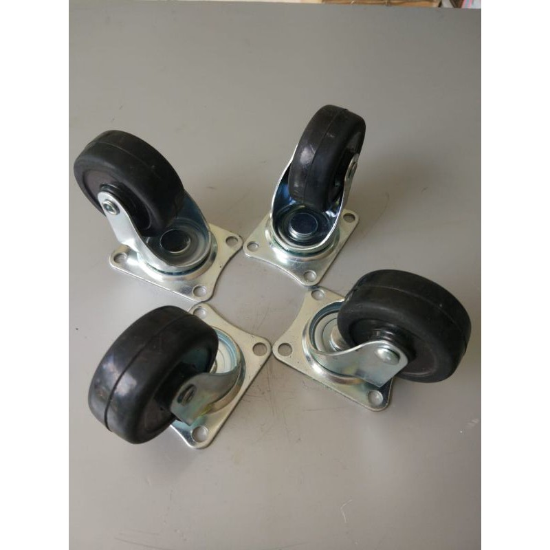 roda etalase / roda karet 2"