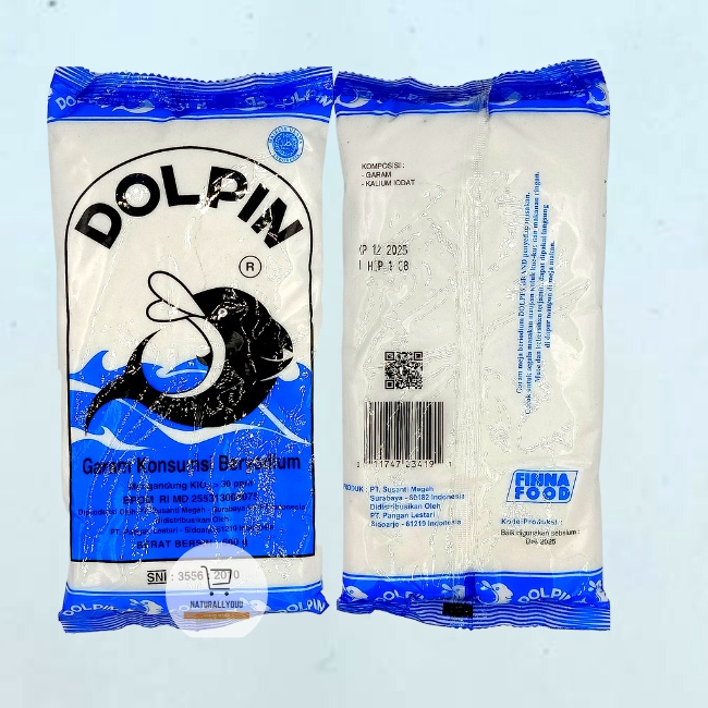 Garam Dolphin 500gram Garam Halus Beryodium